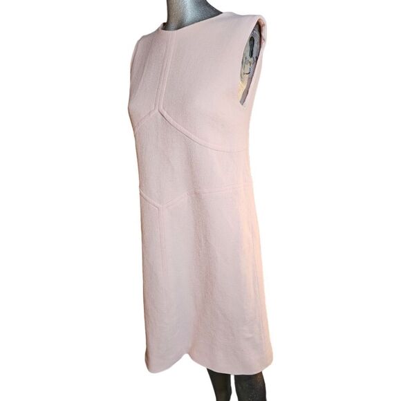 Goat Jane Atelier Pale Pink Crew Neck Wool Mini Dress 12 - Picture 1 of 12